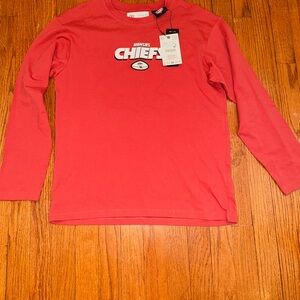 ZARA NWT Youth (13/14) Kansas City Chiefs Red Long Sleeve Shirt